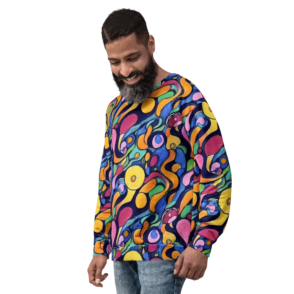 Neon Kelp on Sweatshirt — Left Front