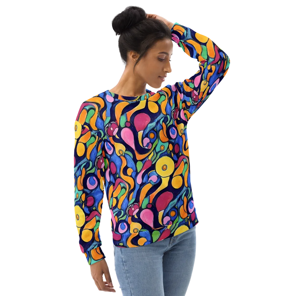Neon Kelp on Sweatshirt — Right Front