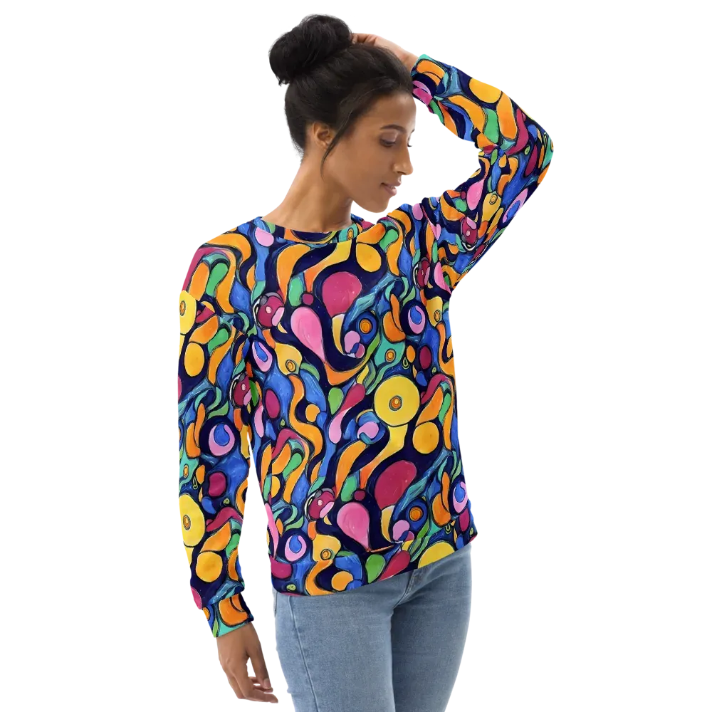 Neon Kelp on Sweatshirt — Right Front