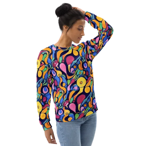 Neon Kelp on a Sweatshirt