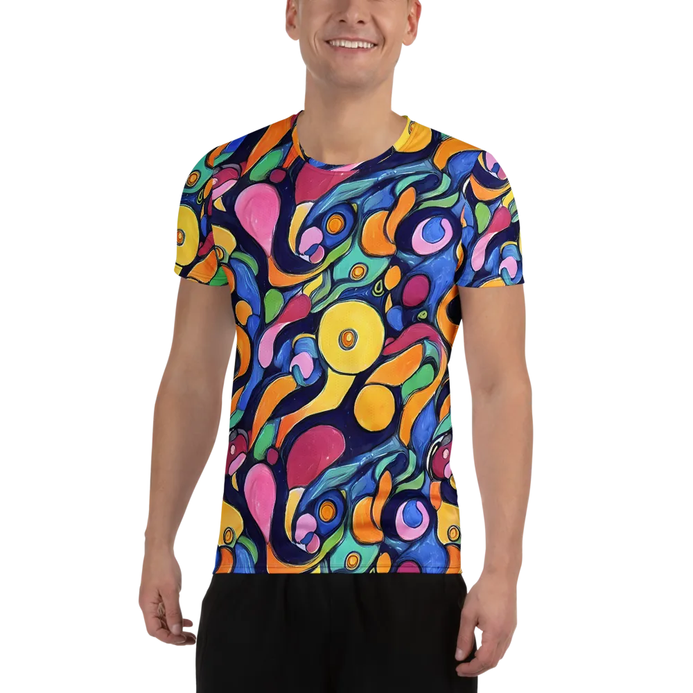 Neon Kelp on Men's Athletic T-Shirt — Front