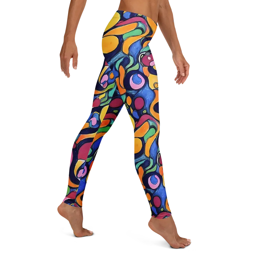 Neon Kelp on Leggings — Right