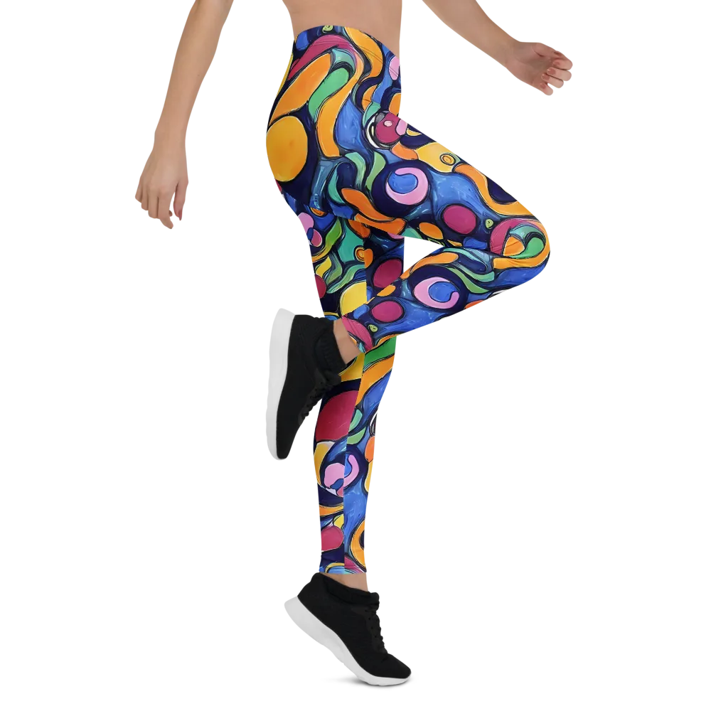 Neon Kelp on Leggings — Right
