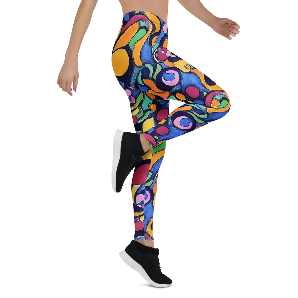 Neon Kelp on Leggings — Right