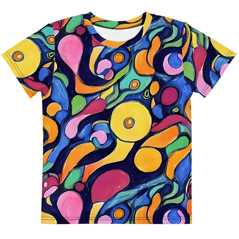 Neon Kelp on Kids Crew Neck T-Shirt — Front