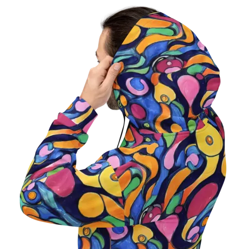 Neon Kelp on a Hoodie