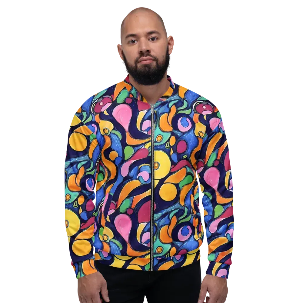 Neon Kelp on Bomber Jacket — Front