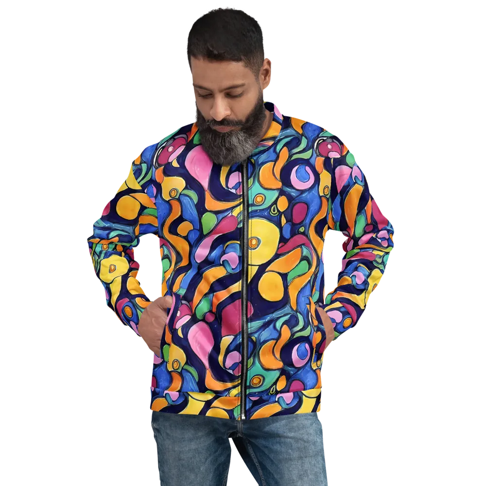 Neon Kelp on Bomber Jacket — Front