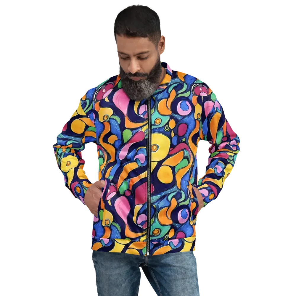 Neon Kelp on Bomber Jacket — Front