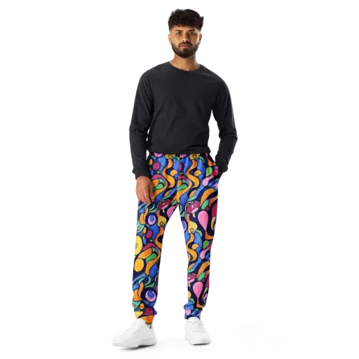 Neon Kelp on a Men's Joggers
