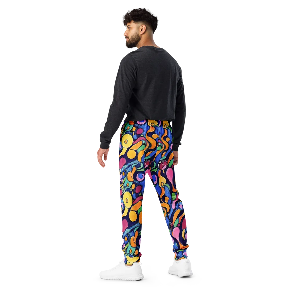 Neon Kelp on Men's Joggers — Back