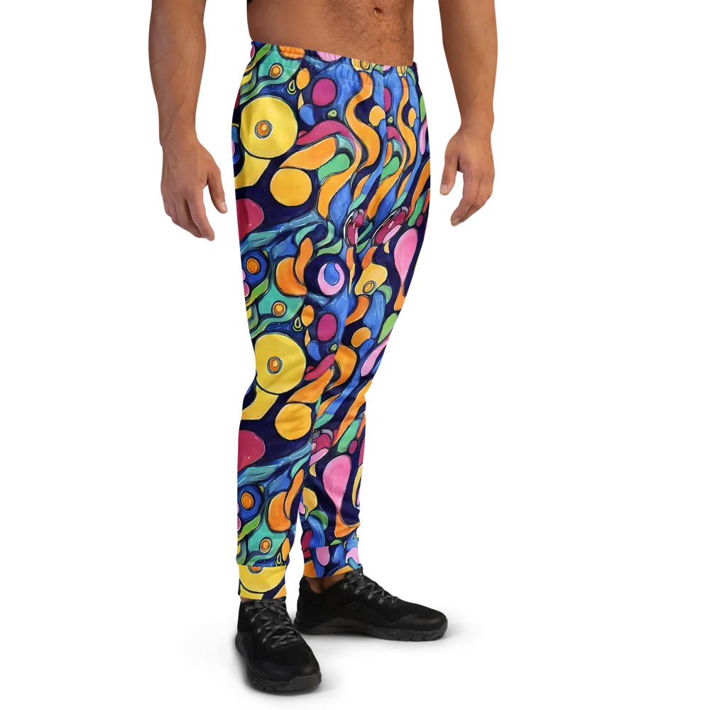 Neon Kelp on Men's Joggers — Right