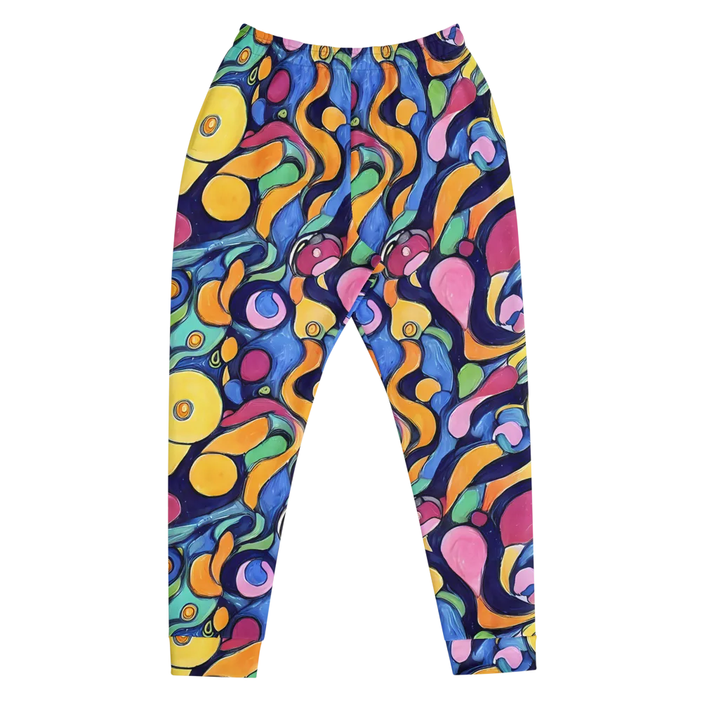 Neon Kelp on Men's Joggers — Front