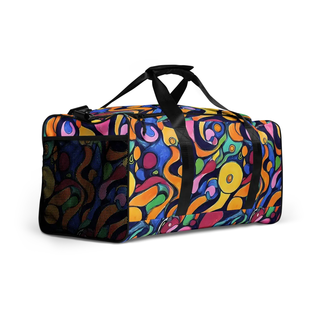 Neon Kelp on Duffle Bag — Right Front