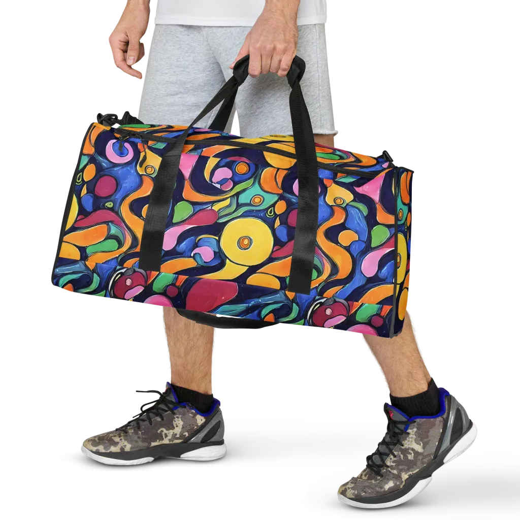 Neon Kelp on Duffle Bag — Front