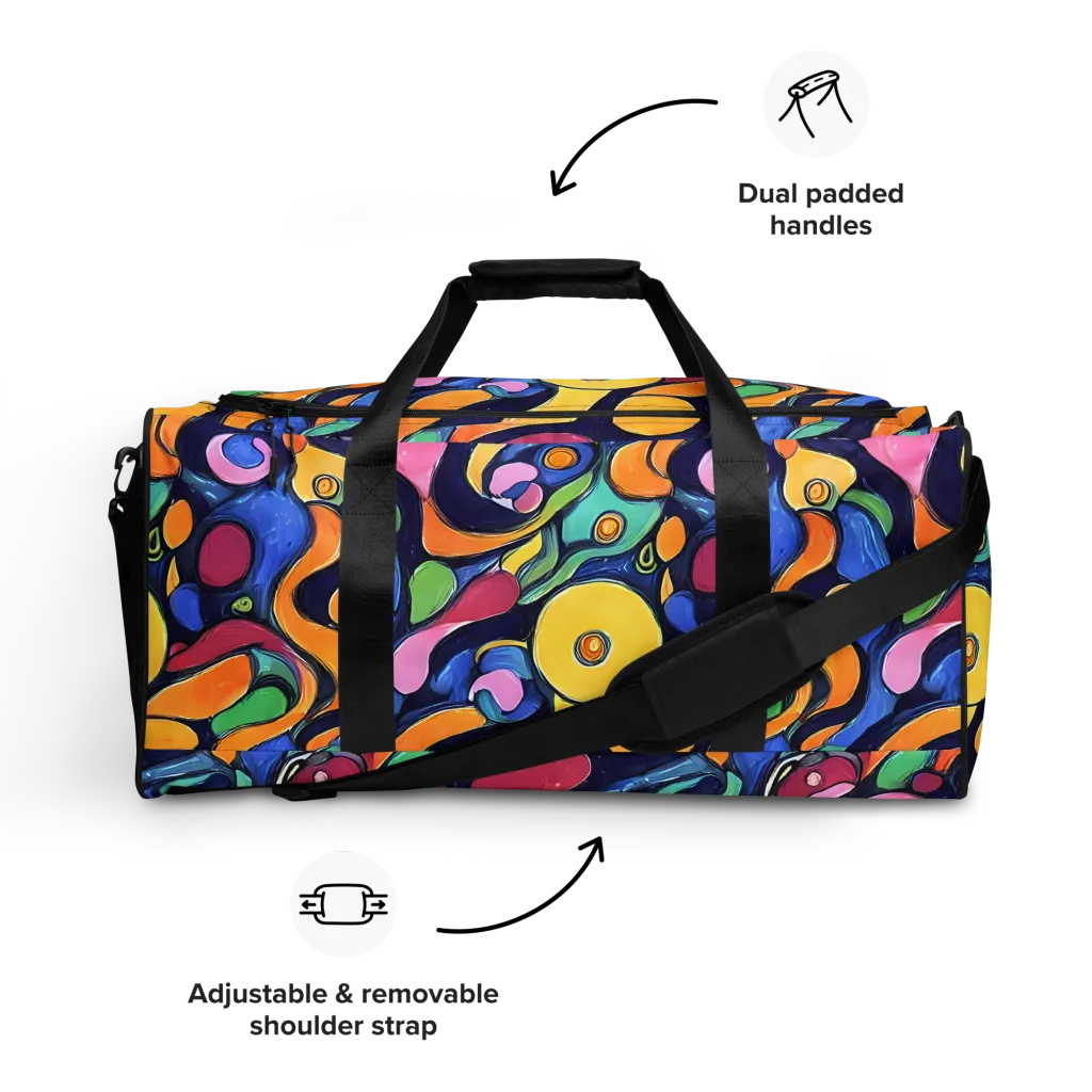 Neon Kelp on Duffle Bag — Front