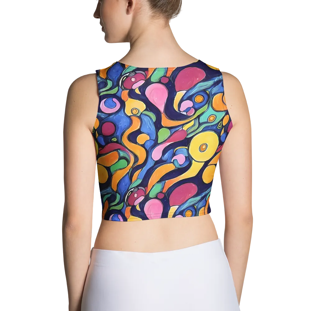 Neon Kelp on Crop Top — Back