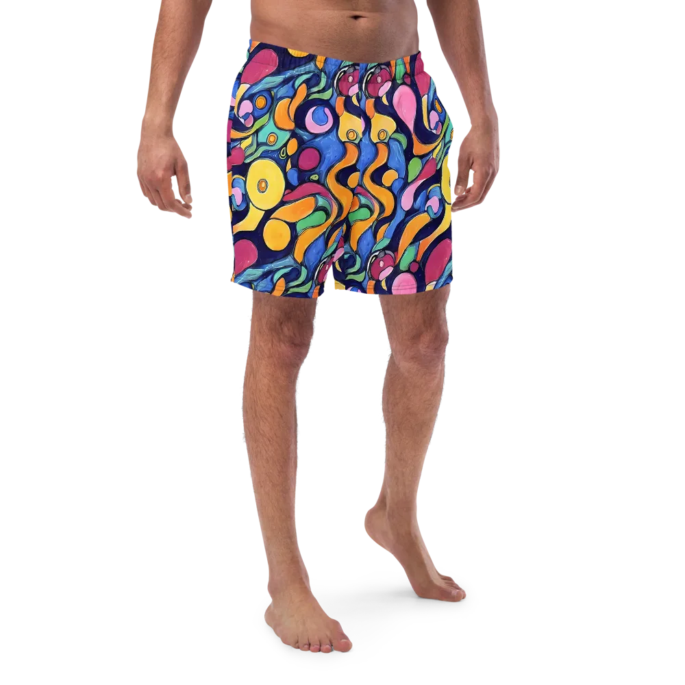 Neon Kelp on Swim Trunks — Front