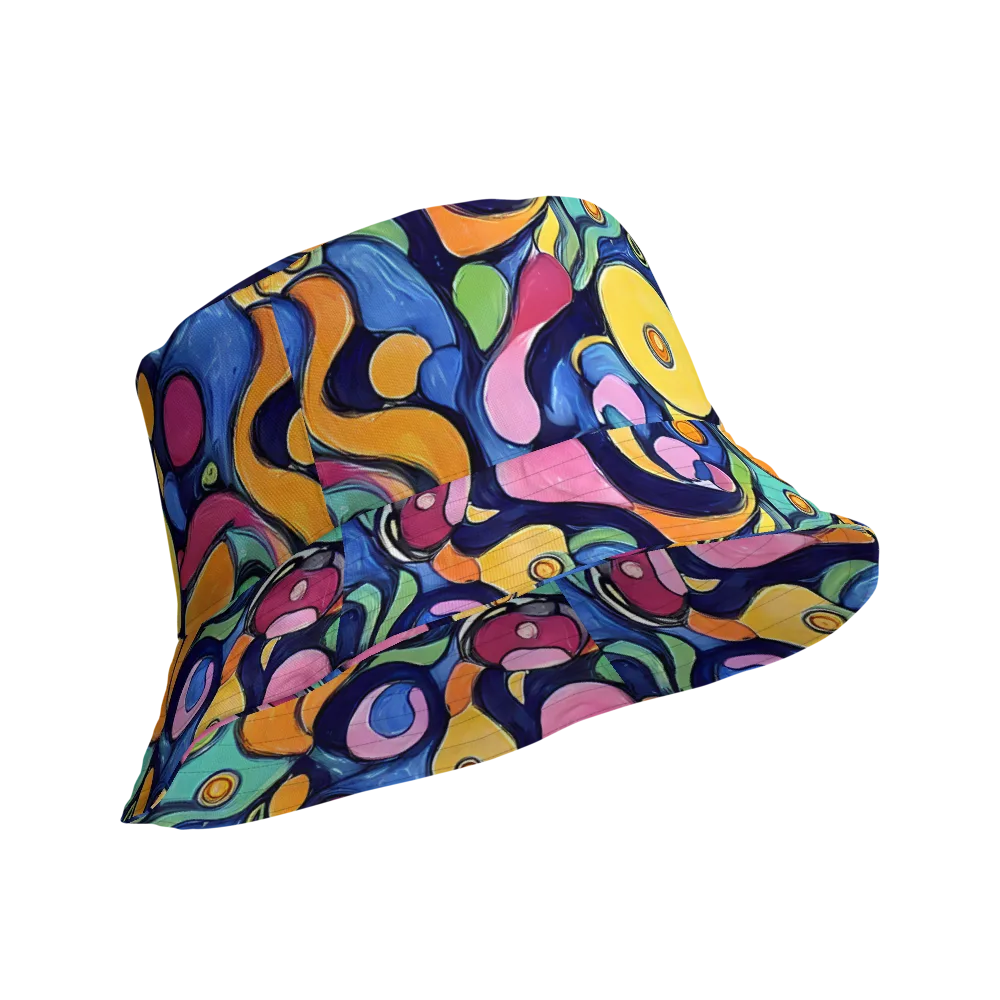Neon Kelp on Reversible Bucket Hat — Product details Outside