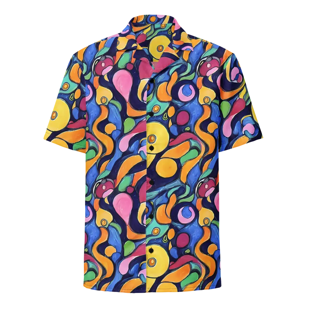Neon Kelp on Button Shirt — Front