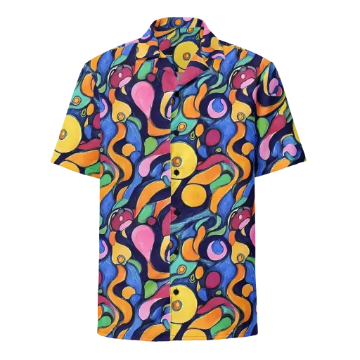 Neon Kelp on a Button Shirt