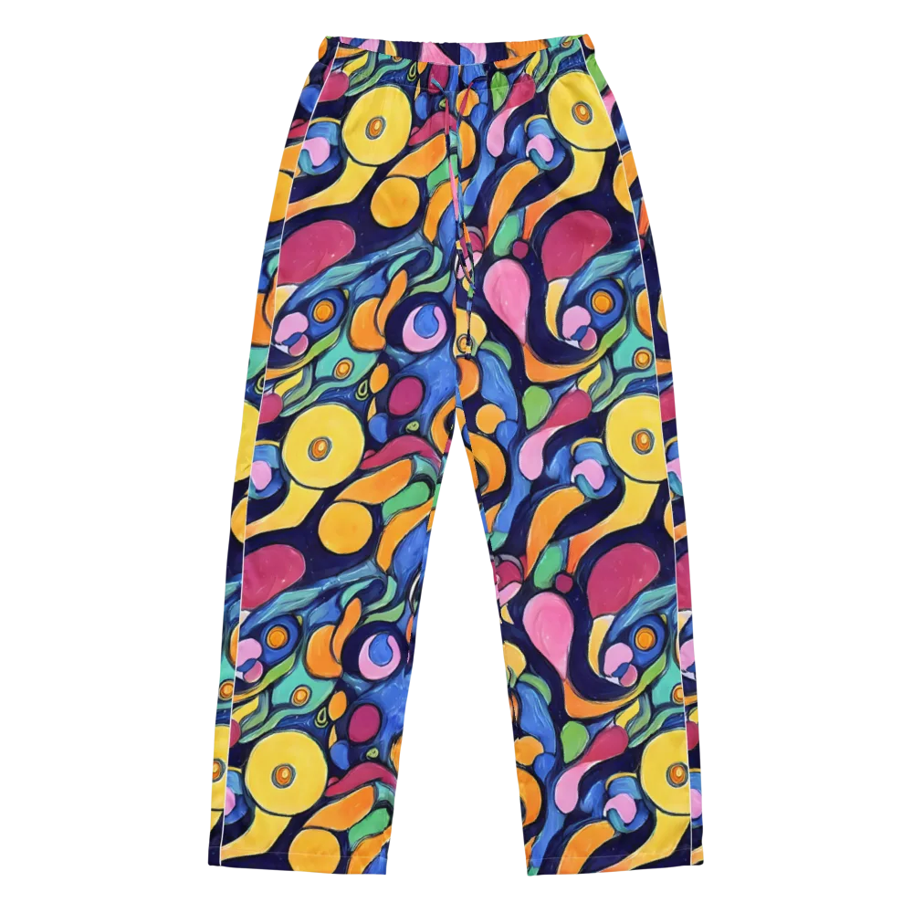 Neon Kelp on Women's Pajama Pants — Front