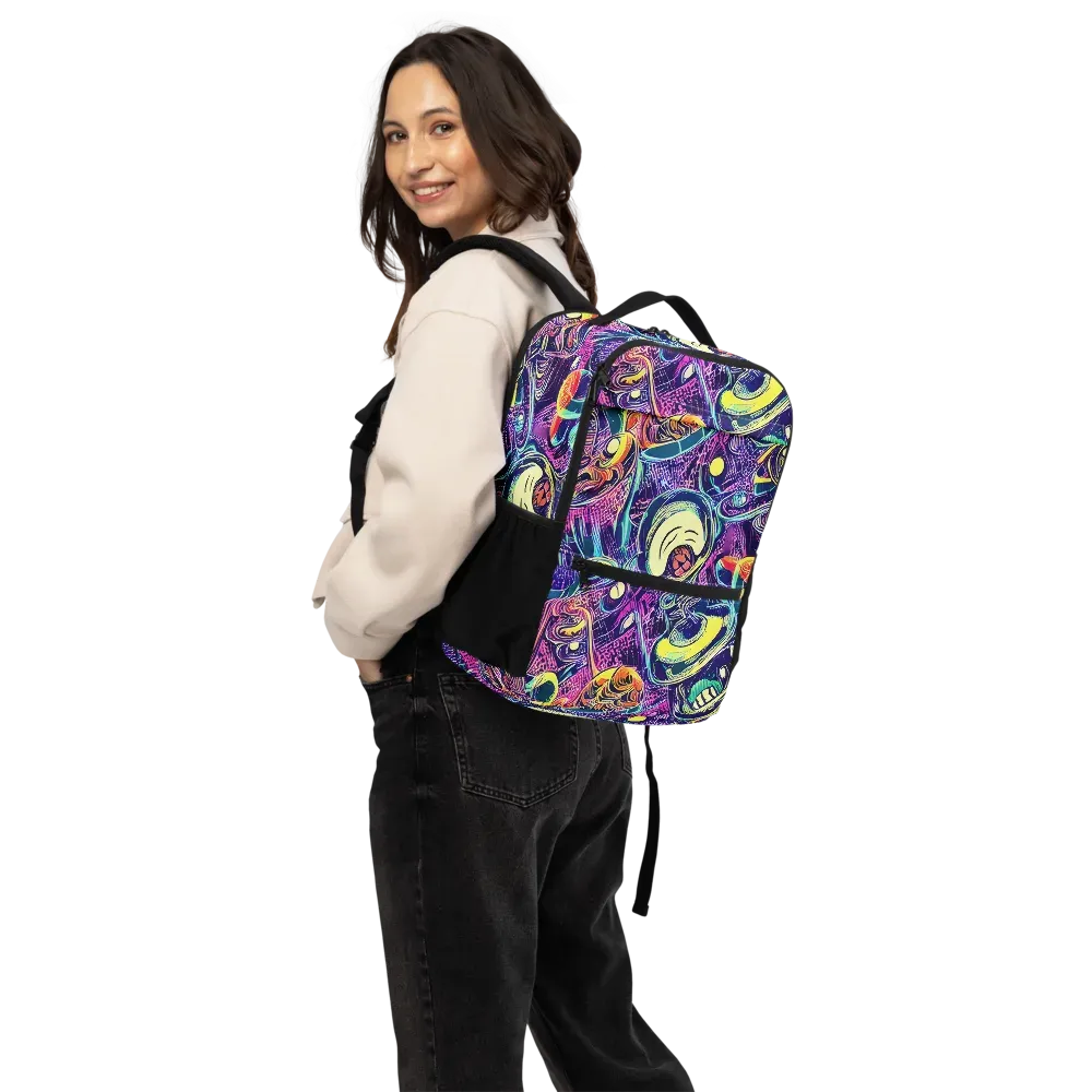 Electric Relics on Utility Backpack — Back