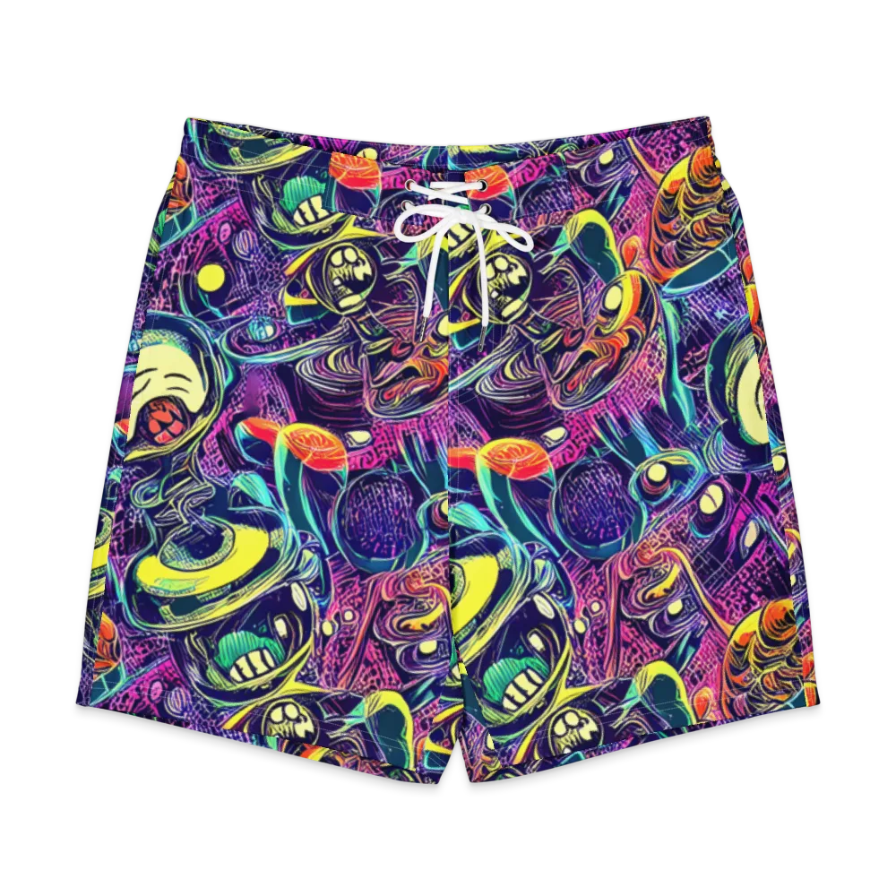 Electric Relics on Men's Board Shorts — Front