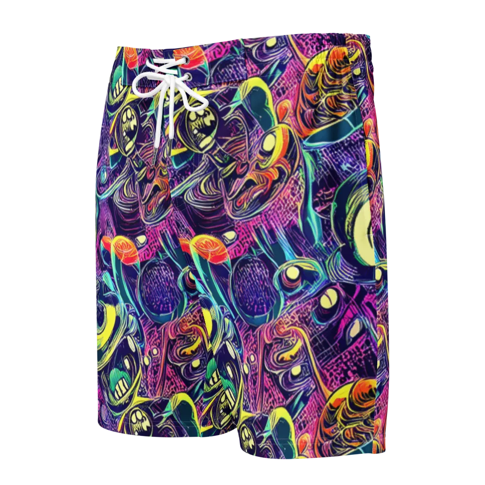 Electric Relics on Men's Board Shorts — Front
