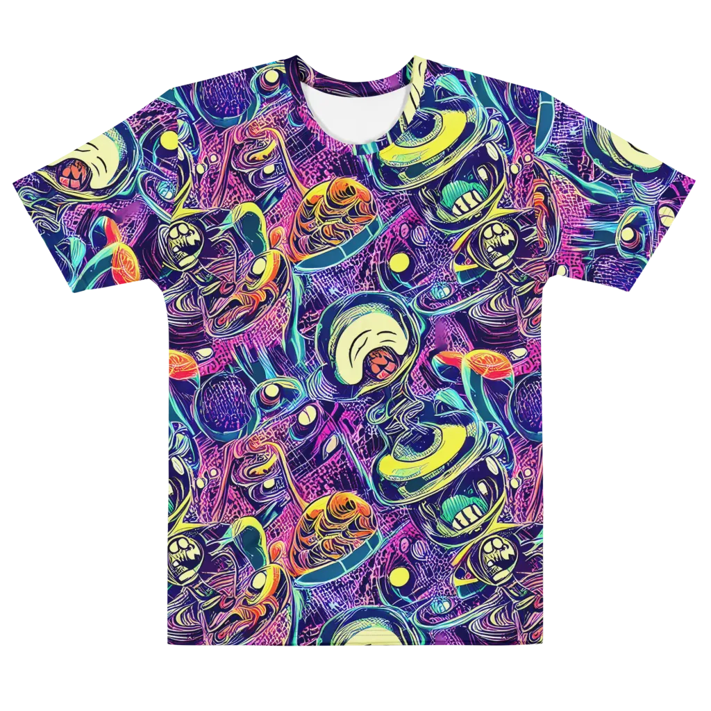 Electric Relics on Men's Cotton Crew Neck T-Shirt — Front