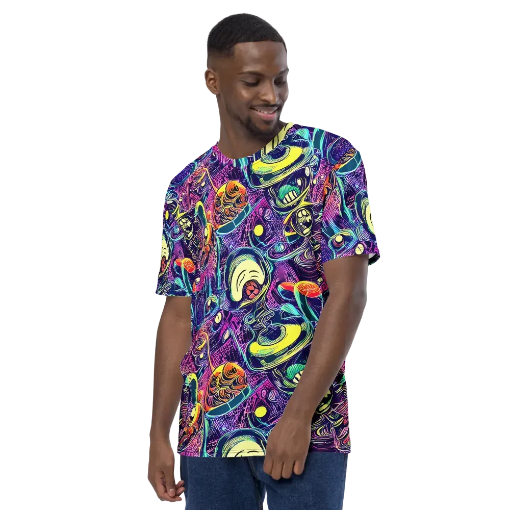 Electric Relics on Men's Crew Neck T-Shirt — Left
