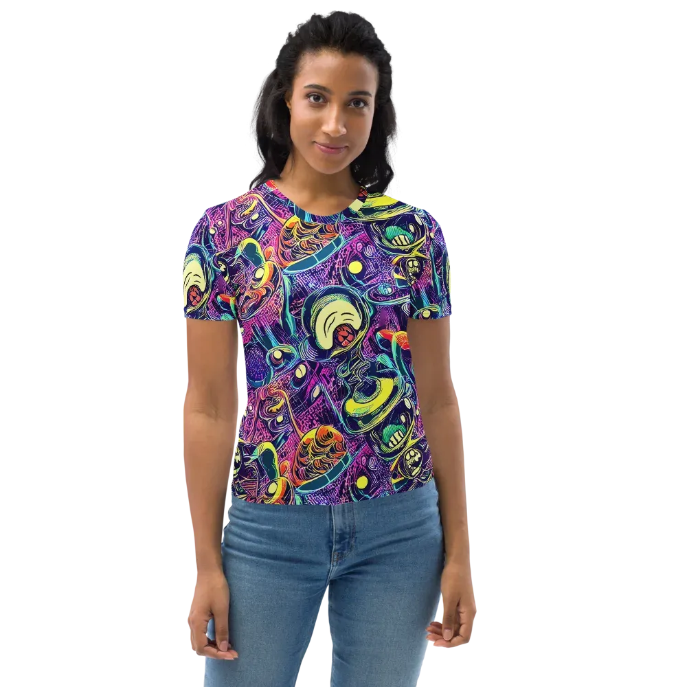 Electric Relics on Women's Crew Neck T-Shirt — Front