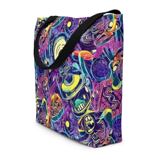 Electric Relics on a Large Tote Bag W/ Pocket