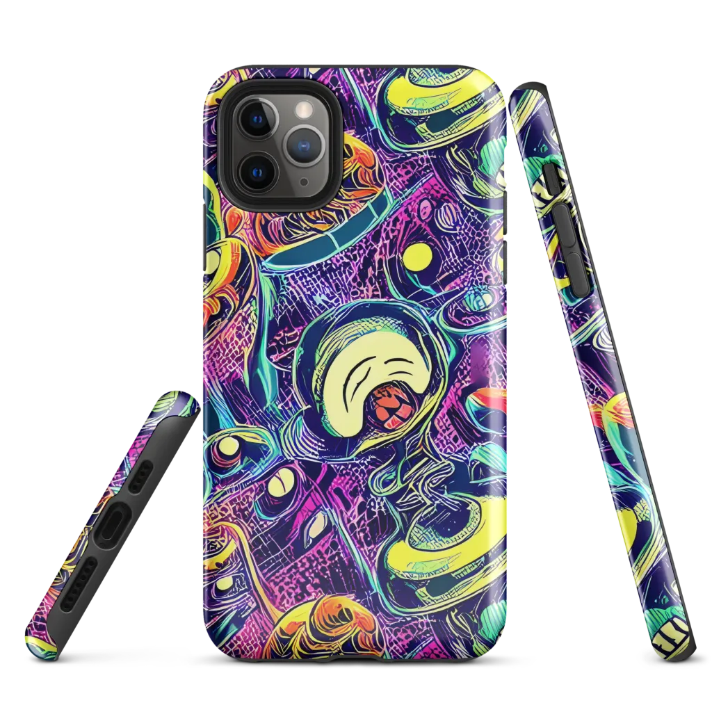 Electric Relics on Tough Case for iPhone® — Front