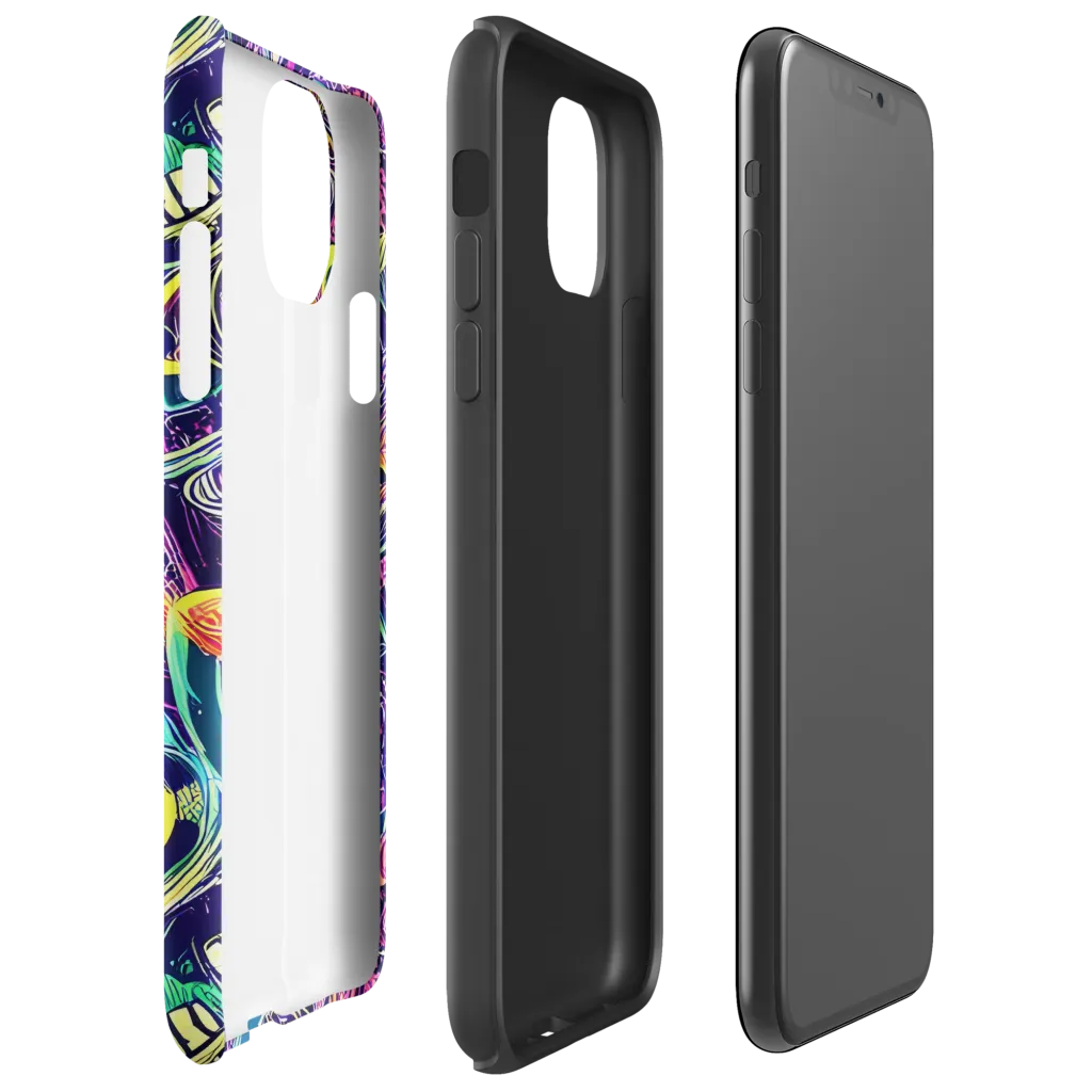Electric Relics on Tough Case for iPhone® — Right