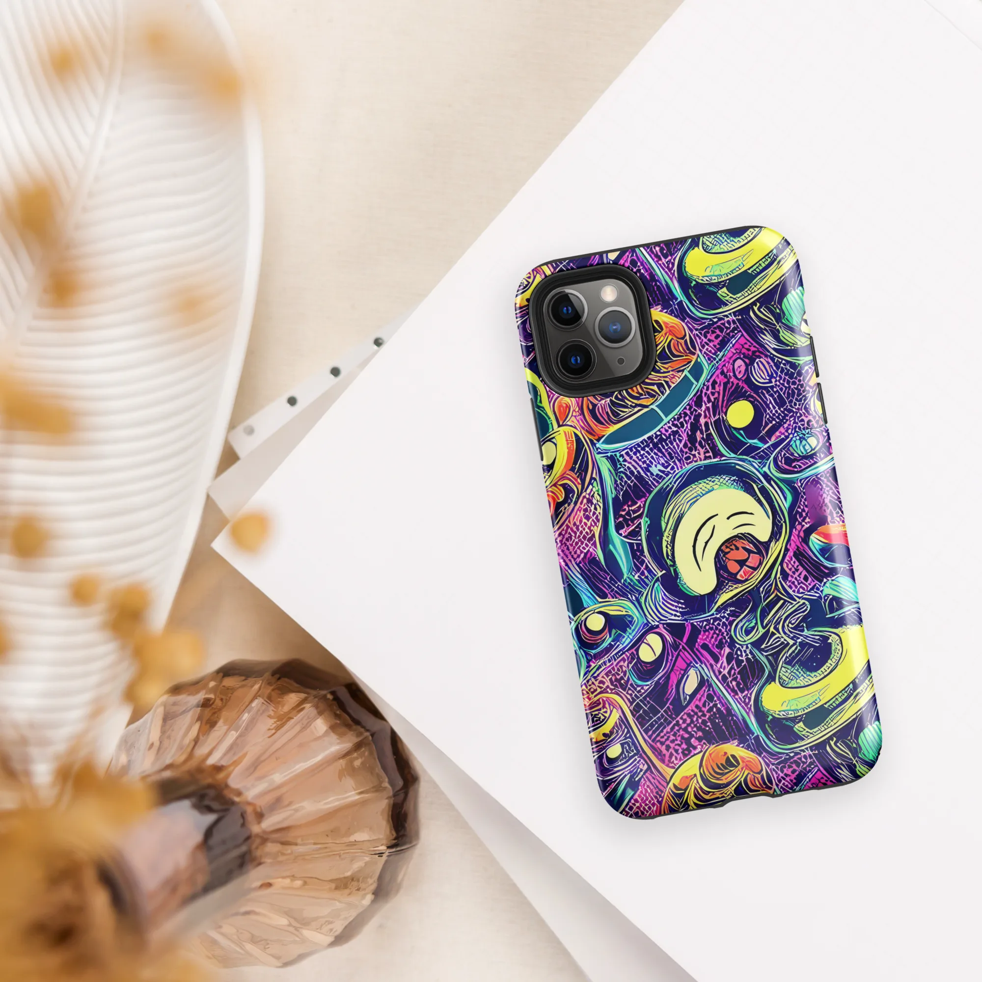 Electric Relics on Tough Case for iPhone® — Front