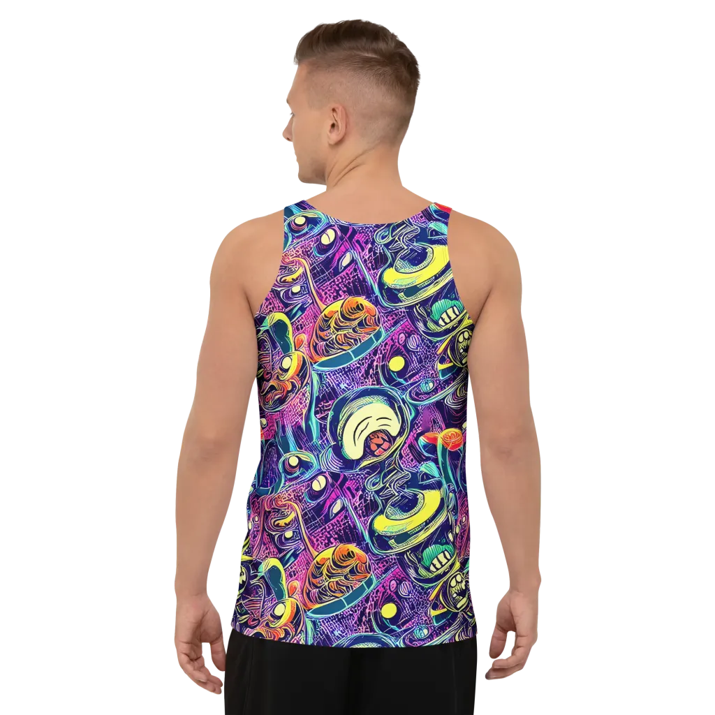 Electric Relics on Men's Tank Top — Back