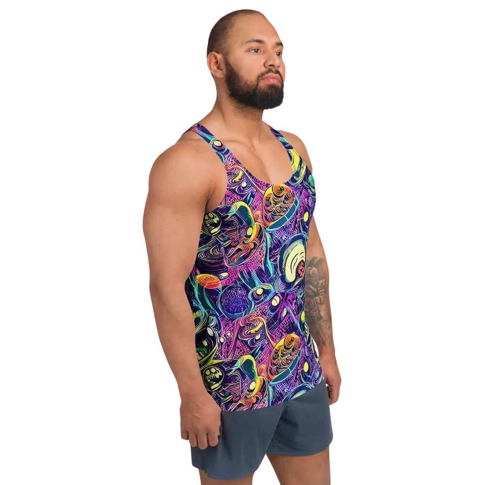 Electric Relics on Men's Tank Top — Right Front
