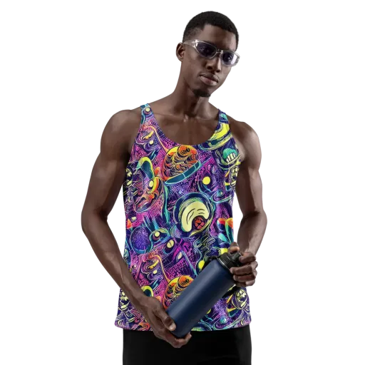 Electric Relics on a Men's Tank Top