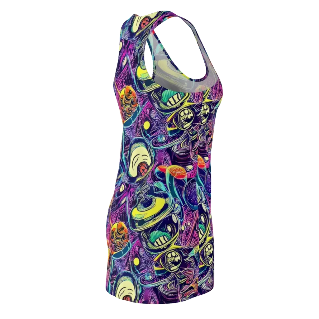 Electric Relics on Racerback Dress — Back Side