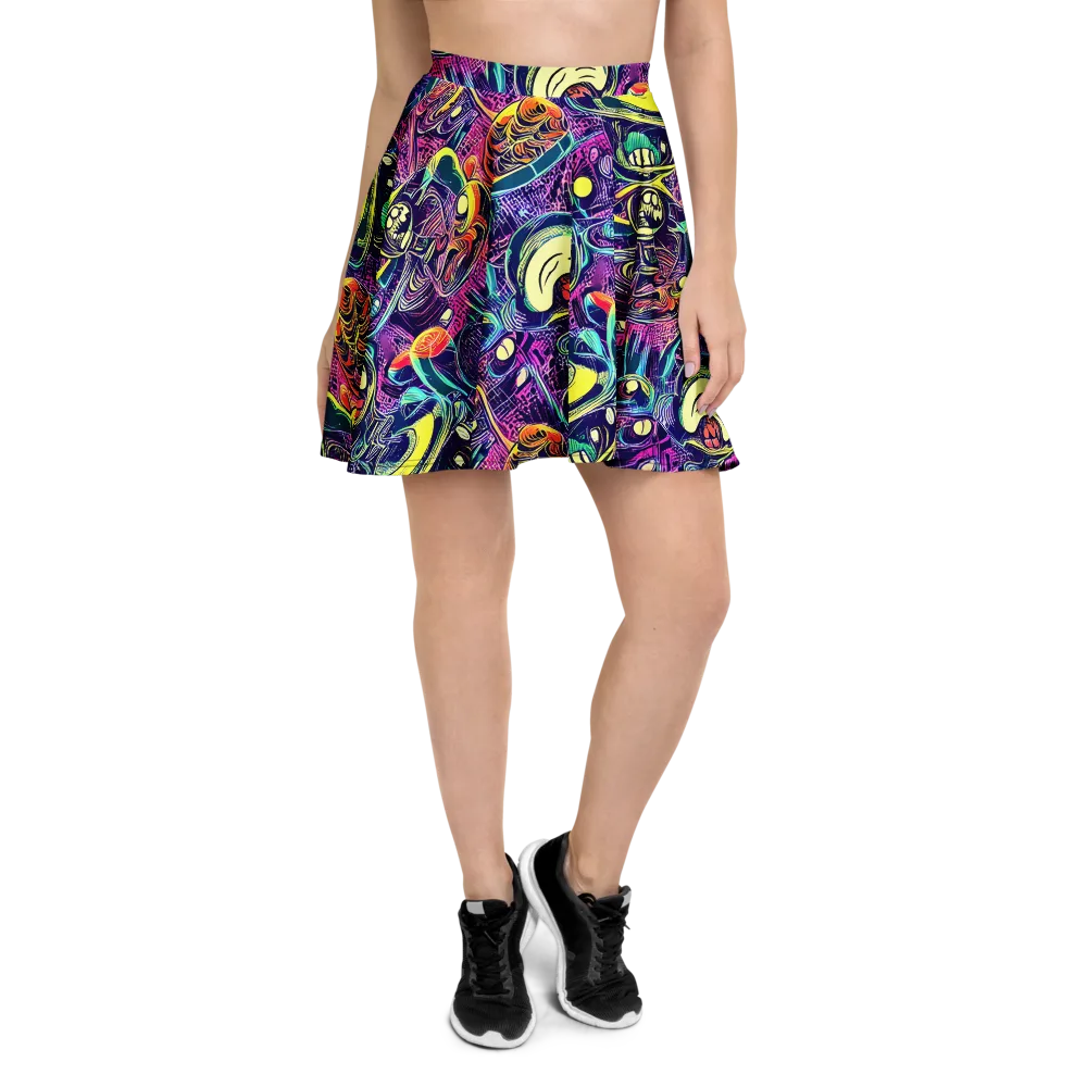 Electric Relics on Skater Skirt — Front