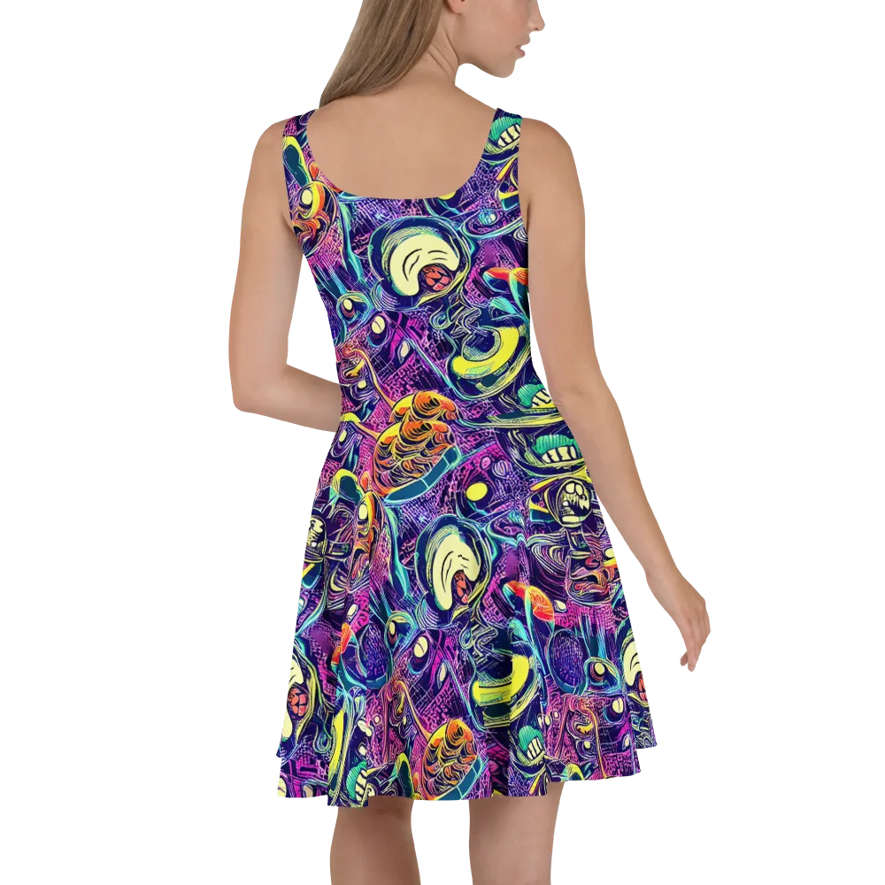 Electric Relics on Skater Dress — Back