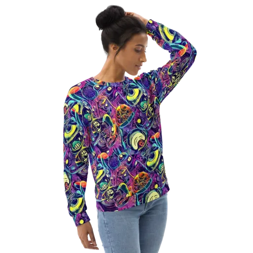 Electric Relics on a Sweatshirt