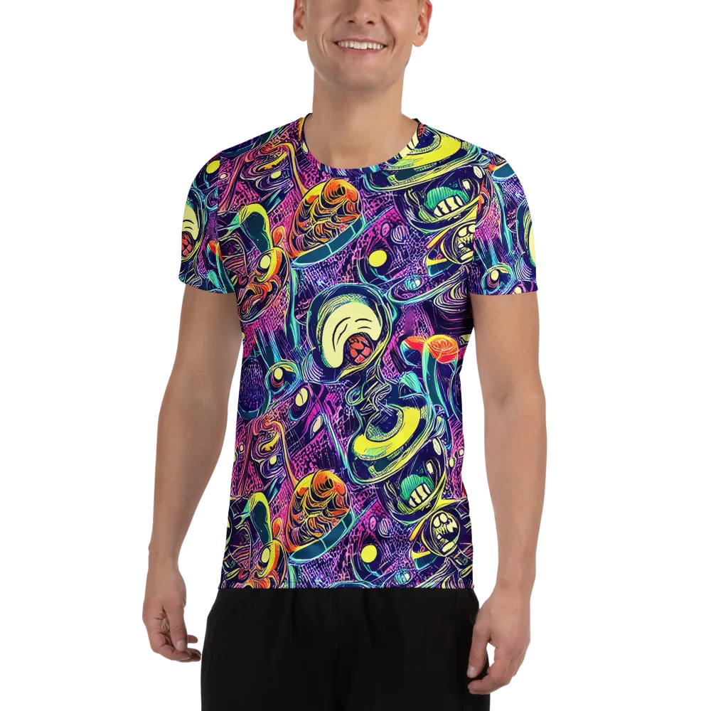 Electric Relics on Men's Athletic T-Shirt — Front