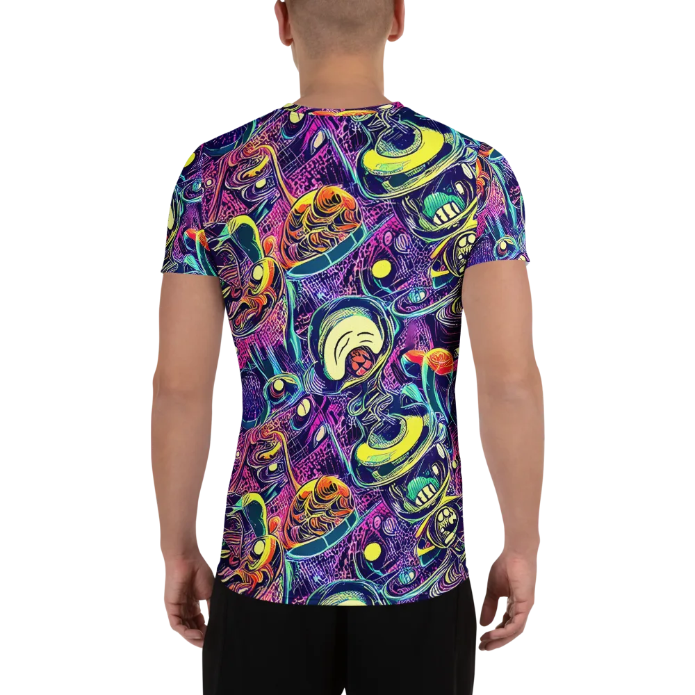 Electric Relics on Men's Athletic T-Shirt — Back