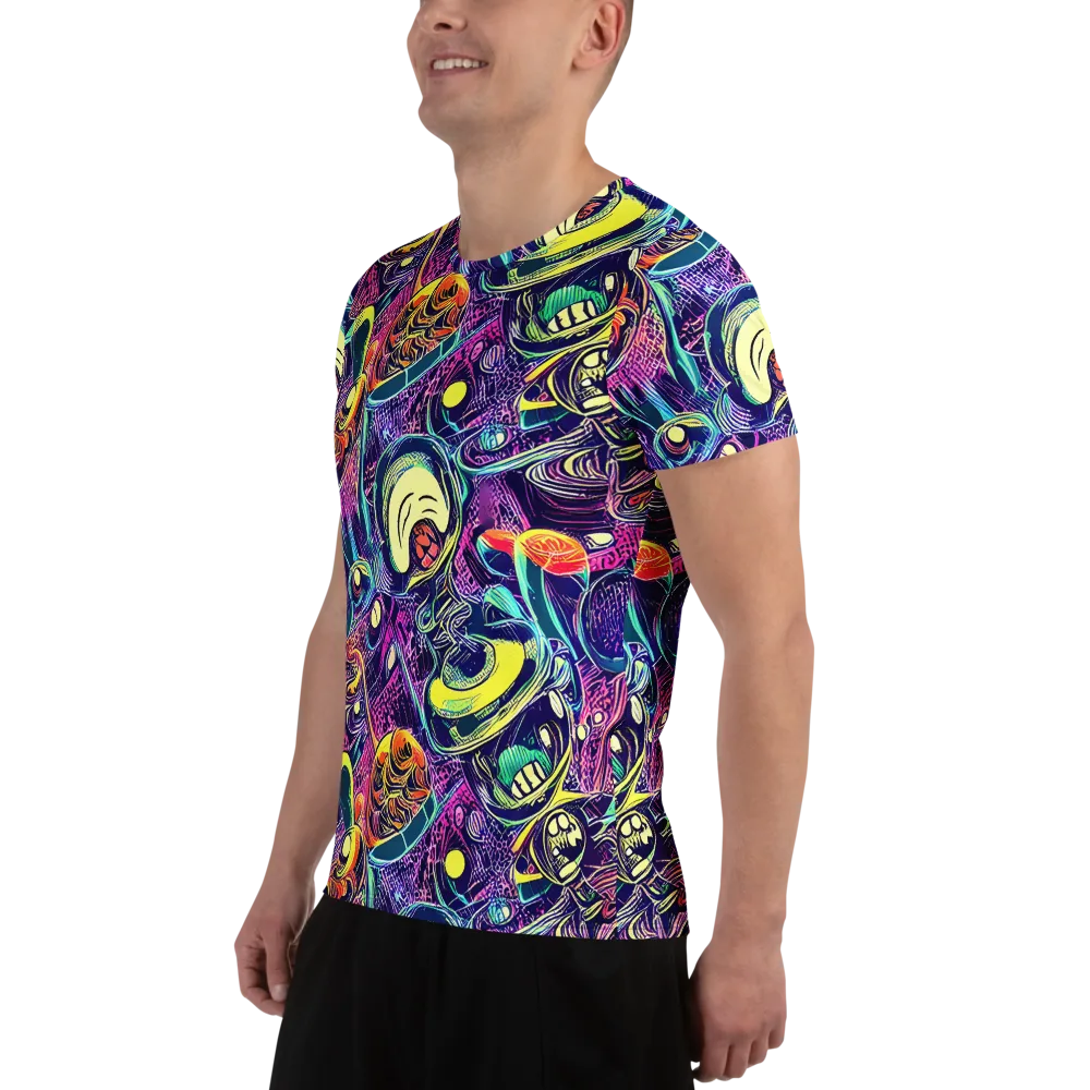 Electric Relics on Men's Athletic T-Shirt — Left