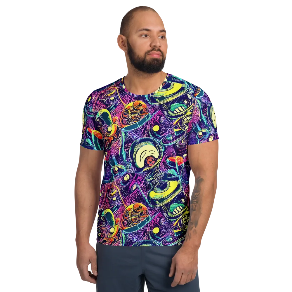 Electric Relics on Men's Athletic T-Shirt — Front