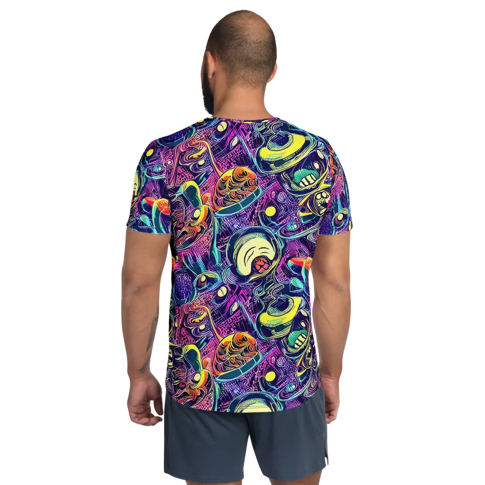 Electric Relics on Men's Athletic T-Shirt — Back