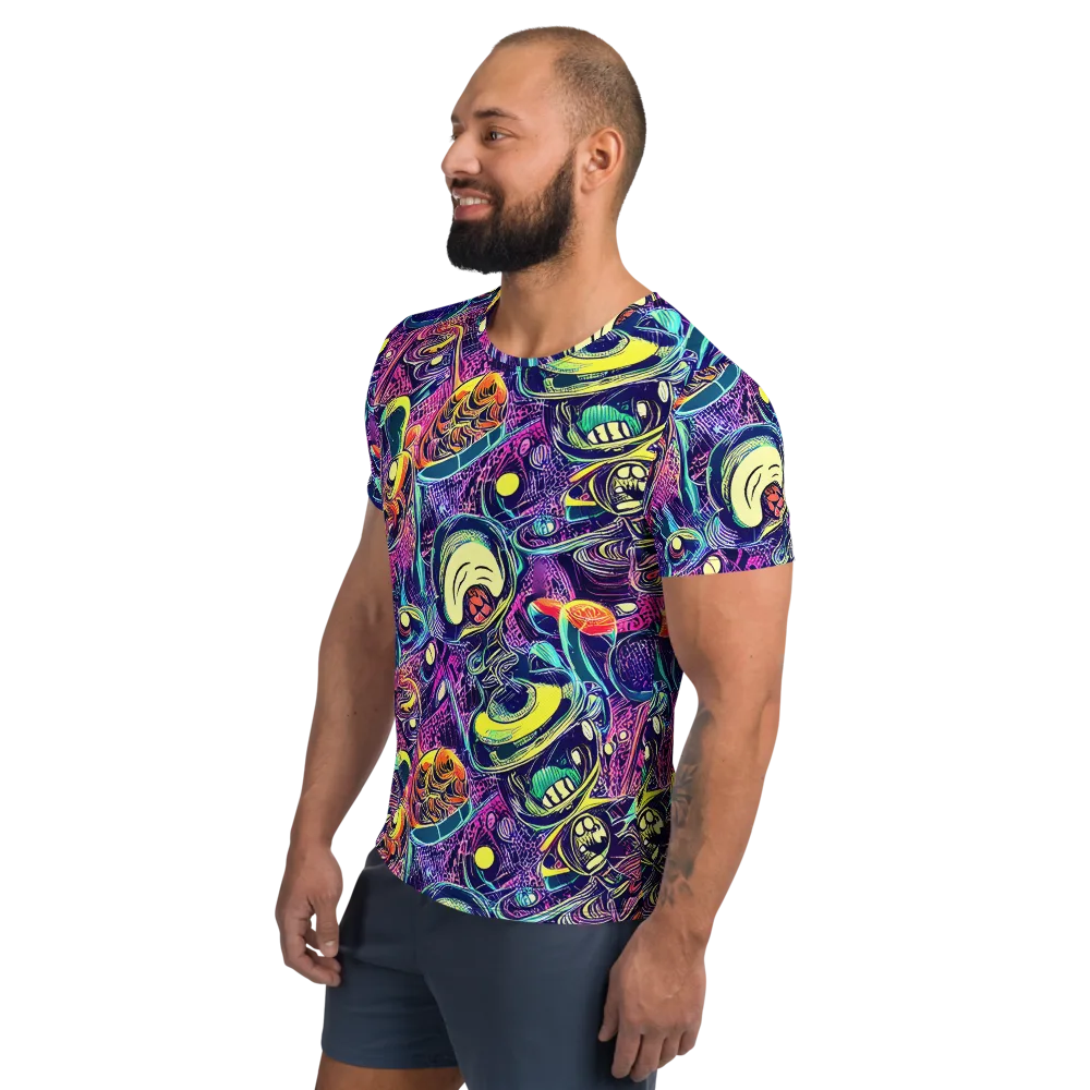 Electric Relics on Men's Athletic T-Shirt — Left