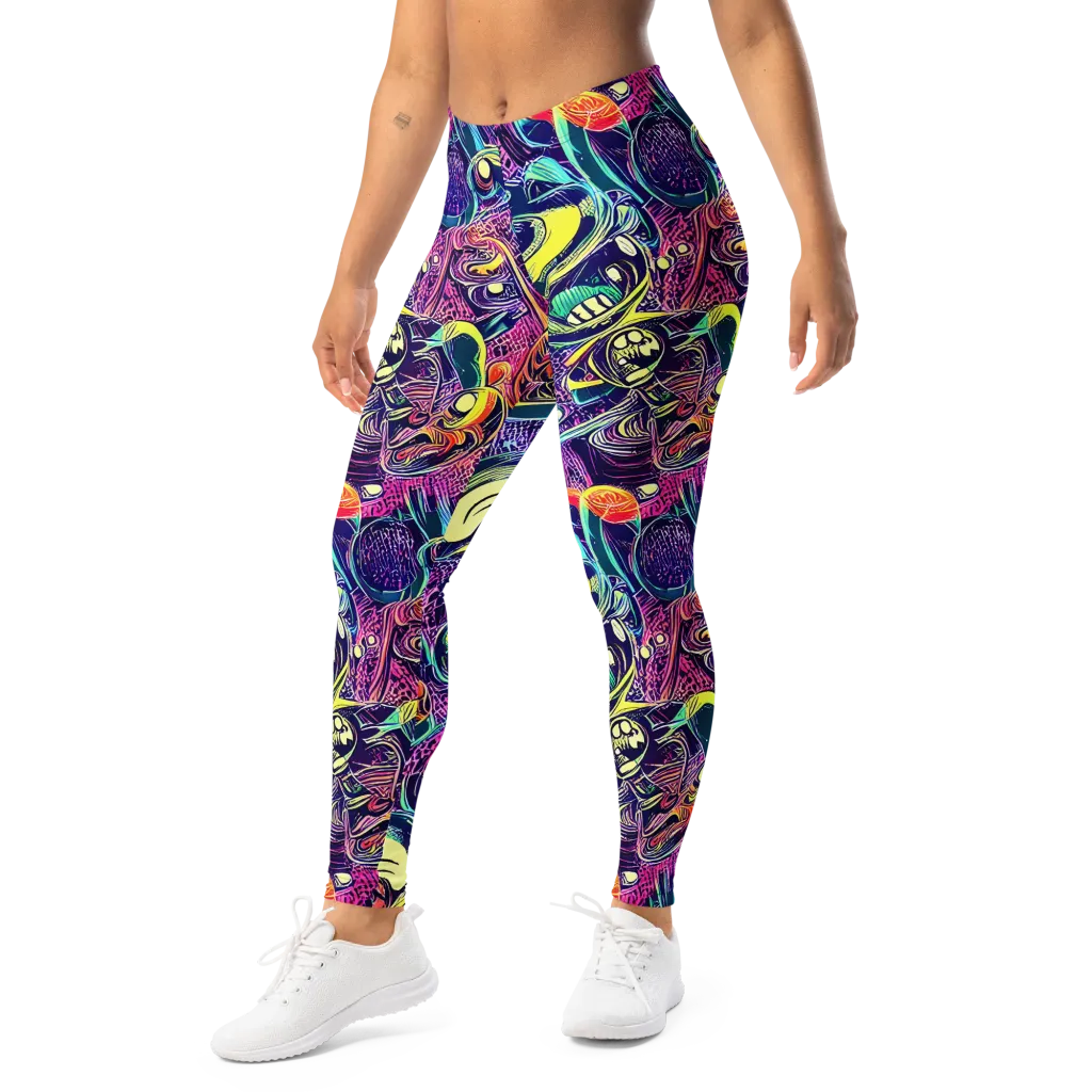 Electric Relics on Leggings — Left Front